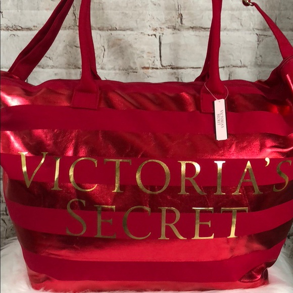 Victoria’s Secret Tote Weekender Travel Bag Carry - Picture 5 of 6
